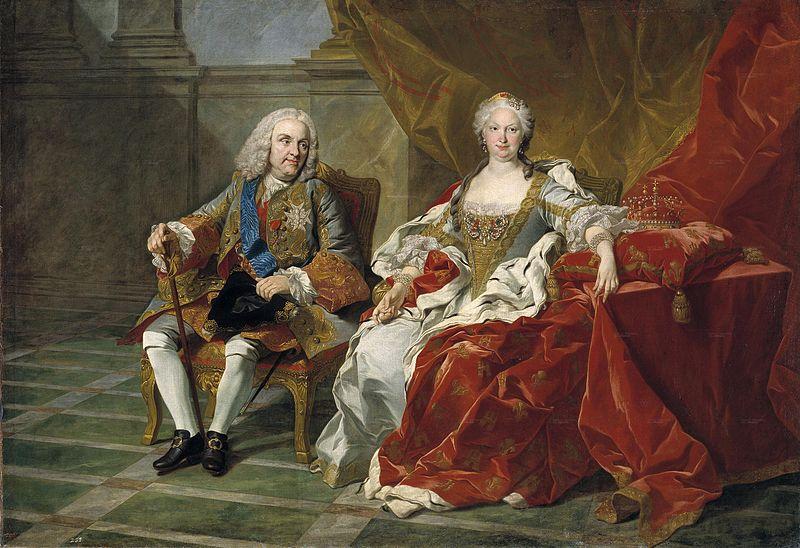 Jean Baptiste van Loo Retrato de Felipe V e Isabel Farnesio